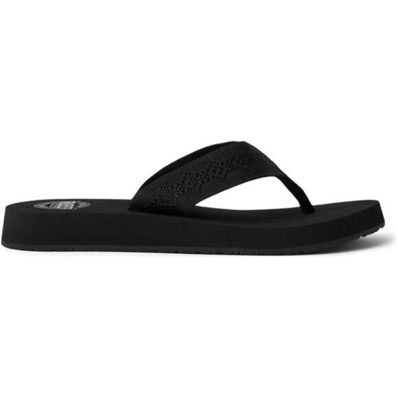 Womens Black Flip Flops Comfortable Beach Sandals Lightweight EVA Foam Slides - Picture 4 of 7
